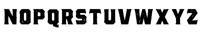 Bartender Serif Pressed Bold Font UPPERCASE