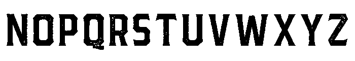 Bartender Serif Pressed Regular Font UPPERCASE