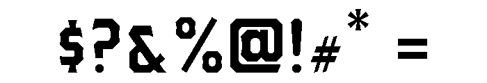 Bartender Serif Regular Font OTHER CHARS