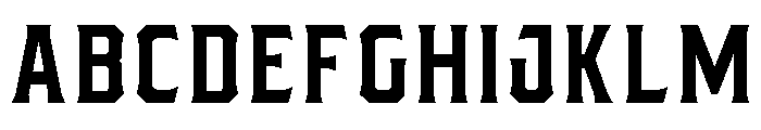 Bartender Serif Regular Font UPPERCASE