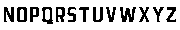 Bartender Serif Regular Font UPPERCASE