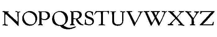 Basel Roman Regular Font UPPERCASE