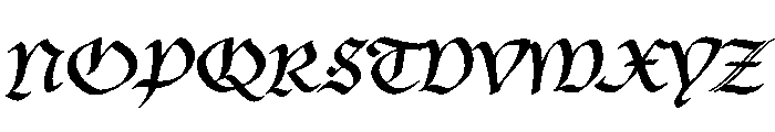 Bastyan Regular Font UPPERCASE