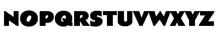 Basuto Regular Font LOWERCASE