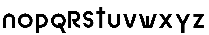 Bauhaus Bayer Fonetik Font LOWERCASE