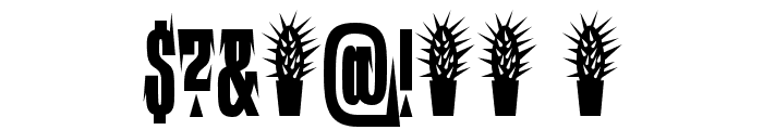 BBBouquet Compressed Font OTHER CHARS