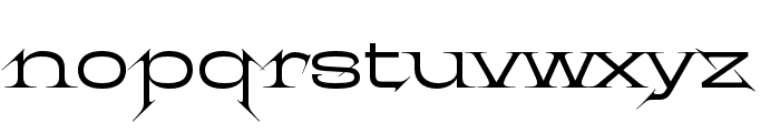BBBouquet Ultra Expanded Font LOWERCASE