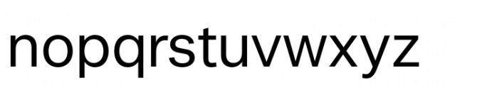 BB Noname (Pro) Regular Font LOWERCASE