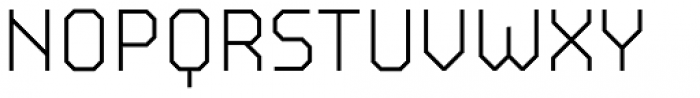 BB Strata Pro Monoline Semi Regular Font UPPERCASE