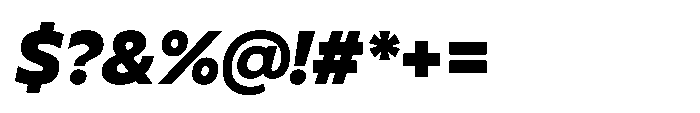 BBKV Base Black Slanted Font OTHER CHARS