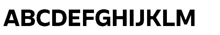 BBKV Base Bold Font UPPERCASE