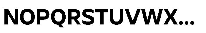 BBKV Base Bold Font UPPERCASE
