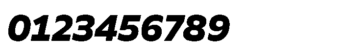 BBKV Base Extra Bold Slanted Font OTHER CHARS