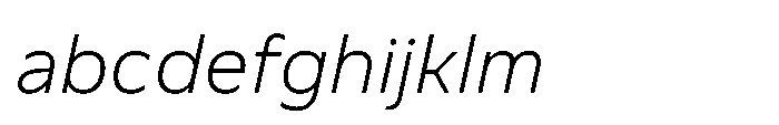 BBKV Base Extra Light Slanted FONT