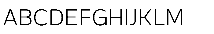 BBKV Base Extra Light Font UPPERCASE