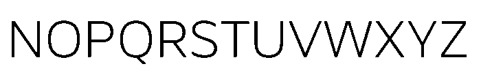 BBKV Base Extra Light Font UPPERCASE
