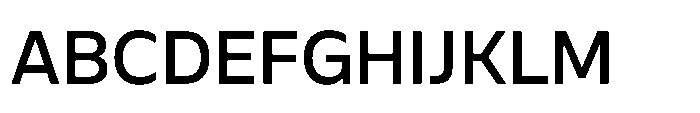 BBKV Base Medium Font UPPERCASE