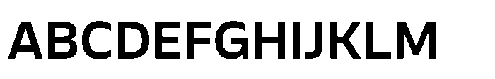 BBKV Base Semi Bold Font UPPERCASE