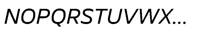 BBKV Base Slanted Font UPPERCASE