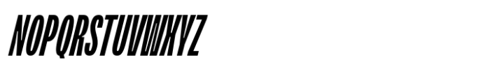 BBKV Polanik Slanted Font UPPERCASE