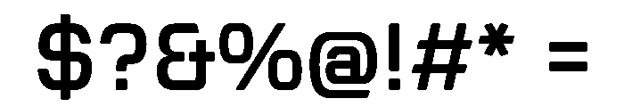 BC Barell 1973 Font OTHER CHARS