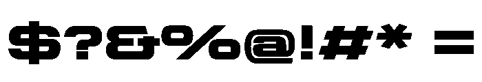 BC Barell Extended Black Font OTHER CHARS
