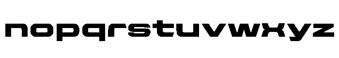 BC Barell Extended Black Font LOWERCASE