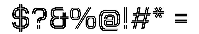 BC Barell Inline Font OTHER CHARS