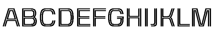 BC Barell Inline Font UPPERCASE