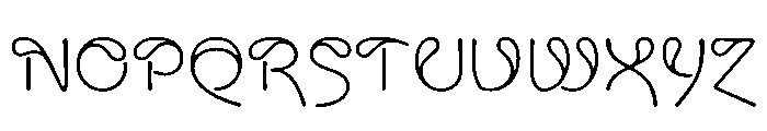 BC Blot Inline Font UPPERCASE