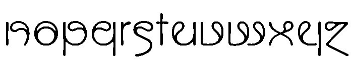 BC Blot Inline Font LOWERCASE