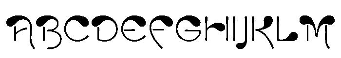 BC Blot Regular Font UPPERCASE
