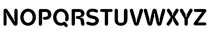 BC Civitas Inktrap Bold Font UPPERCASE