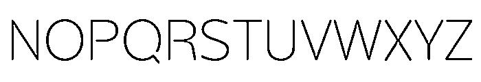 BC Civitas Inktrap Light Font UPPERCASE
