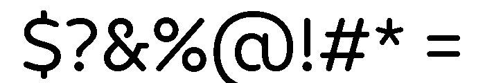BC Civitas Inktrap Medium Font OTHER CHARS