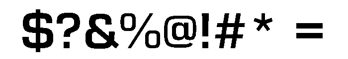Bc Barell Bold Font OTHER CHARS