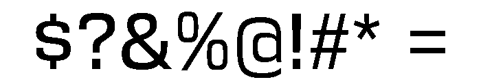 Bc Barell Medium Font OTHER CHARS