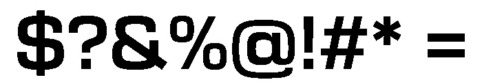 Bc Barell Semibold Font OTHER CHARS