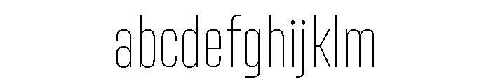 Bc Barell Thin FONT