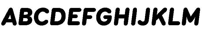Bc Blot Heavy Italic Font UPPERCASE