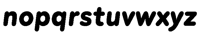 Bc Blot Heavy Italic Font LOWERCASE