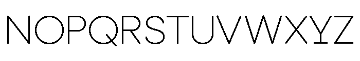 Bc Blot Thin Font UPPERCASE