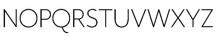 Bc Civitas Extra Light Font UPPERCASE