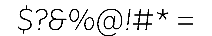 Bc Civitas Light Italic Font OTHER CHARS