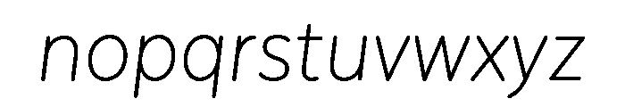Bc Civitas Light Italic Font LOWERCASE