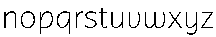 Bc Civitas Thin Font LOWERCASE
