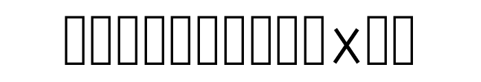 BCNumbers Font LOWERCASE