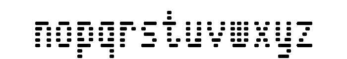 BD Terminal VF Regular Font LOWERCASE