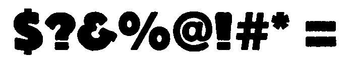 Bd Caramel Variable Heavy Font OTHER CHARS