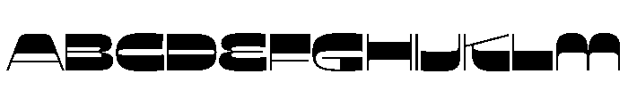 Bd Console Variable Thin Font UPPERCASE
